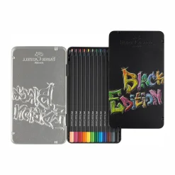 Faber-Castell Black Edition Colored Pencils (set of 12)