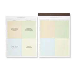 Freeleaf Eisenhower Priorities Matrix Pads (set of 2)