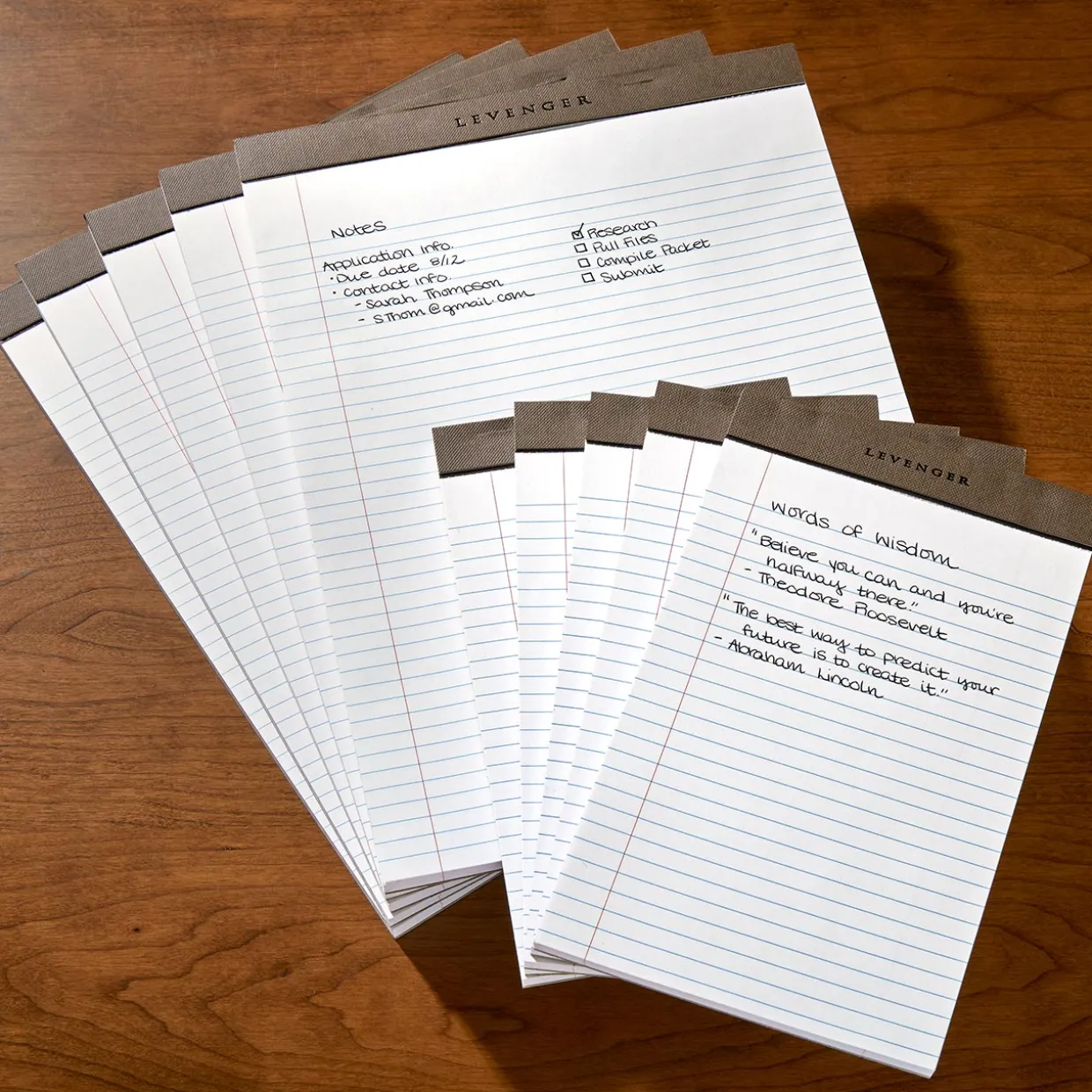 Freeleaf Heritage Ruled Pads (set of 5)