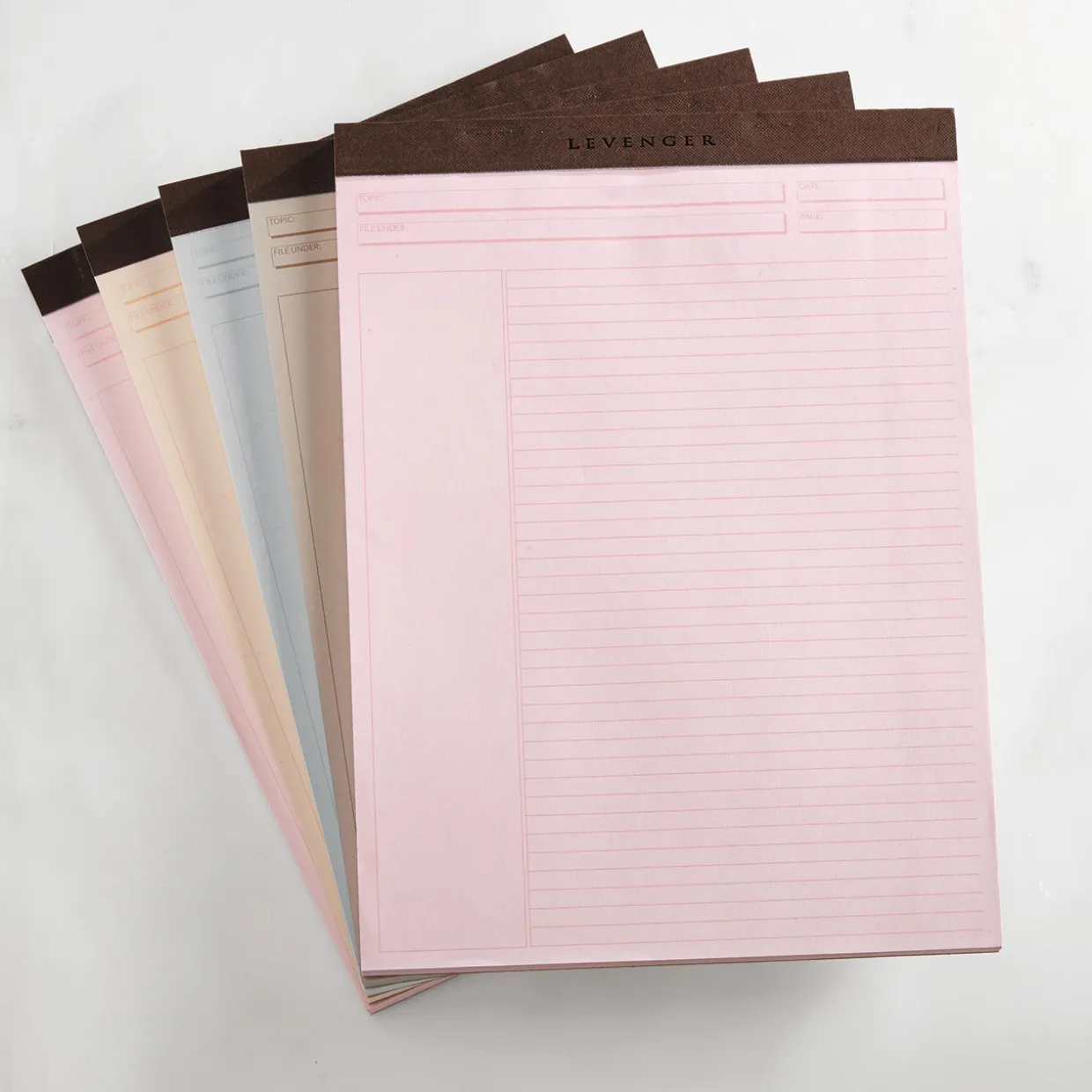 Freeleaf Modern Multicolor Annotation Ruled Pads (set of 5)