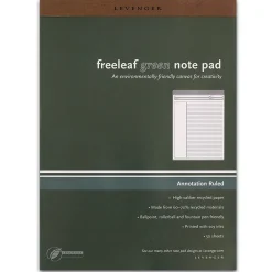 Freeleaf Recycled Annotation Ruled Pads (set of 5)
