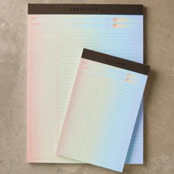 Freeleaf Vibrant Color Gradient Annotation Ruled Pads (set of 2)