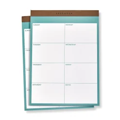 Freeleaf Weekly Freeform Planner Pads (set of 2)
