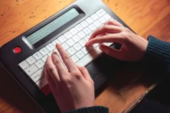 Freewrite Alpha Typewriter in Raven Black With Backlight