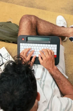Freewrite Alpha Typewriter in Raven Black With Backlight