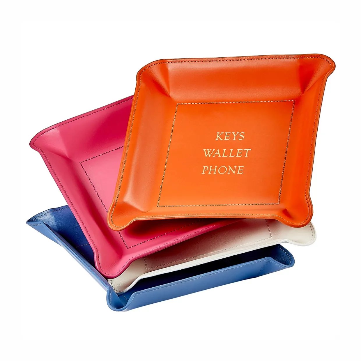 Keys Wallet Phone Leather Valet