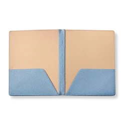 Leather 2 Pocket Folder