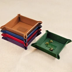 Leather Snap Tray