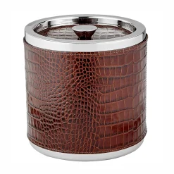 Leather Wrapped Ice Bucket