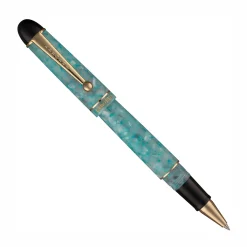 LeBoeuf Diamond Series Turquoise Sea Rollerball Pen