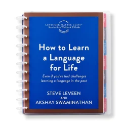Levenger Master Class How to Learn a Language for Life Circa Workbook