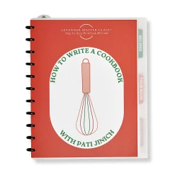 Levenger Master Class How to Write a Cookbook Circa Workbook