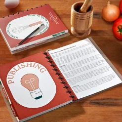 Levenger Master Class How to Write a Cookbook Circa Workbook
