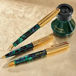 Levenger Wintergreen Herringbone Pen