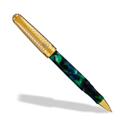 Levenger Wintergreen Herringbone Pen