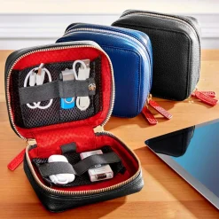 Mini Leather Tech Case