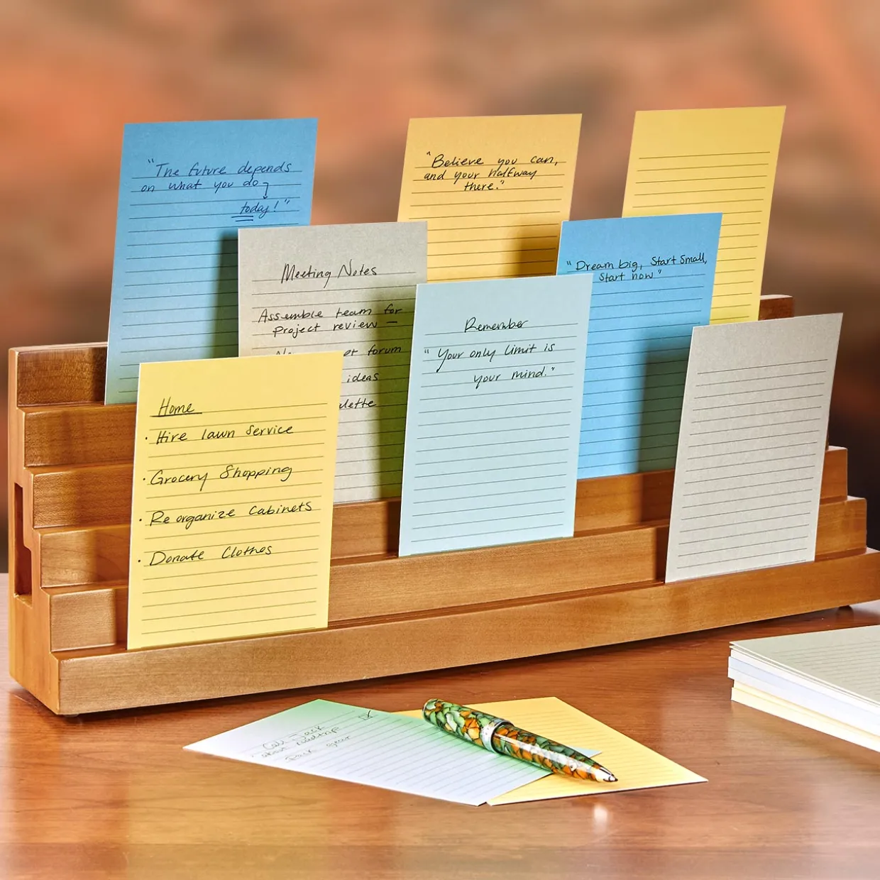 Multicolored 4 x 6 Ruled Index Cards (set of 100)