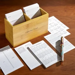 Nantucket Note Card Box with 2026 Calendar Cards