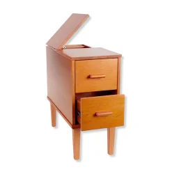 No-Room Retro Tech Storage Table