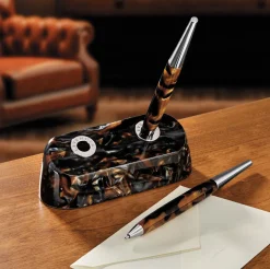 Peninsula Ballpoint Pen and Pencil Double Stand Set