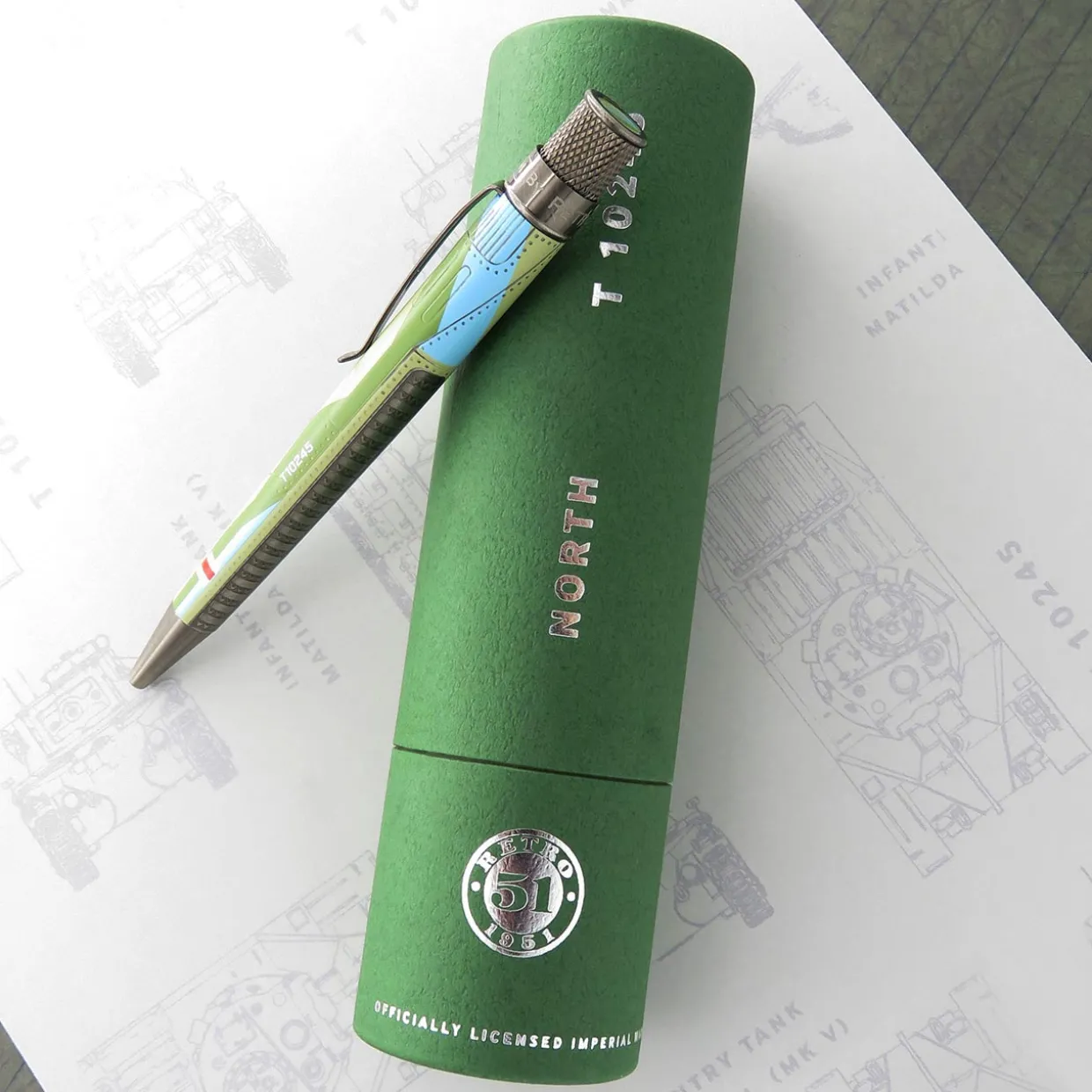 Retro 51 Imperial War Museums Matilda Tank Rollerball Pen