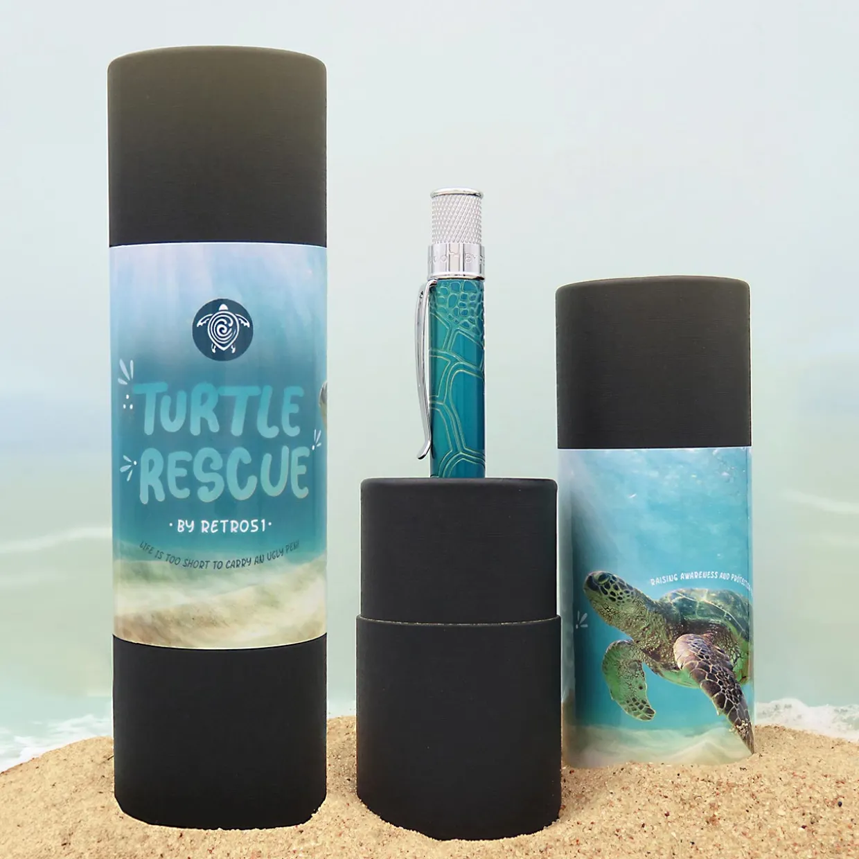 Retro 51 Sea Turtle Rescue Ballpoint Pen