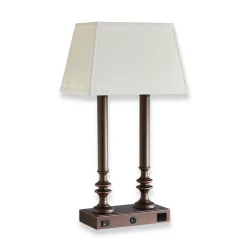 Stiffel Twin Charging Desk Lamp