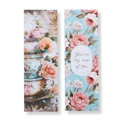 Tea and Roses Bookmark Cards (set of 50)