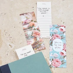 Tea and Roses Bookmark Cards (set of 50)
