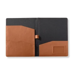 Tri-Pocket Leather Folder