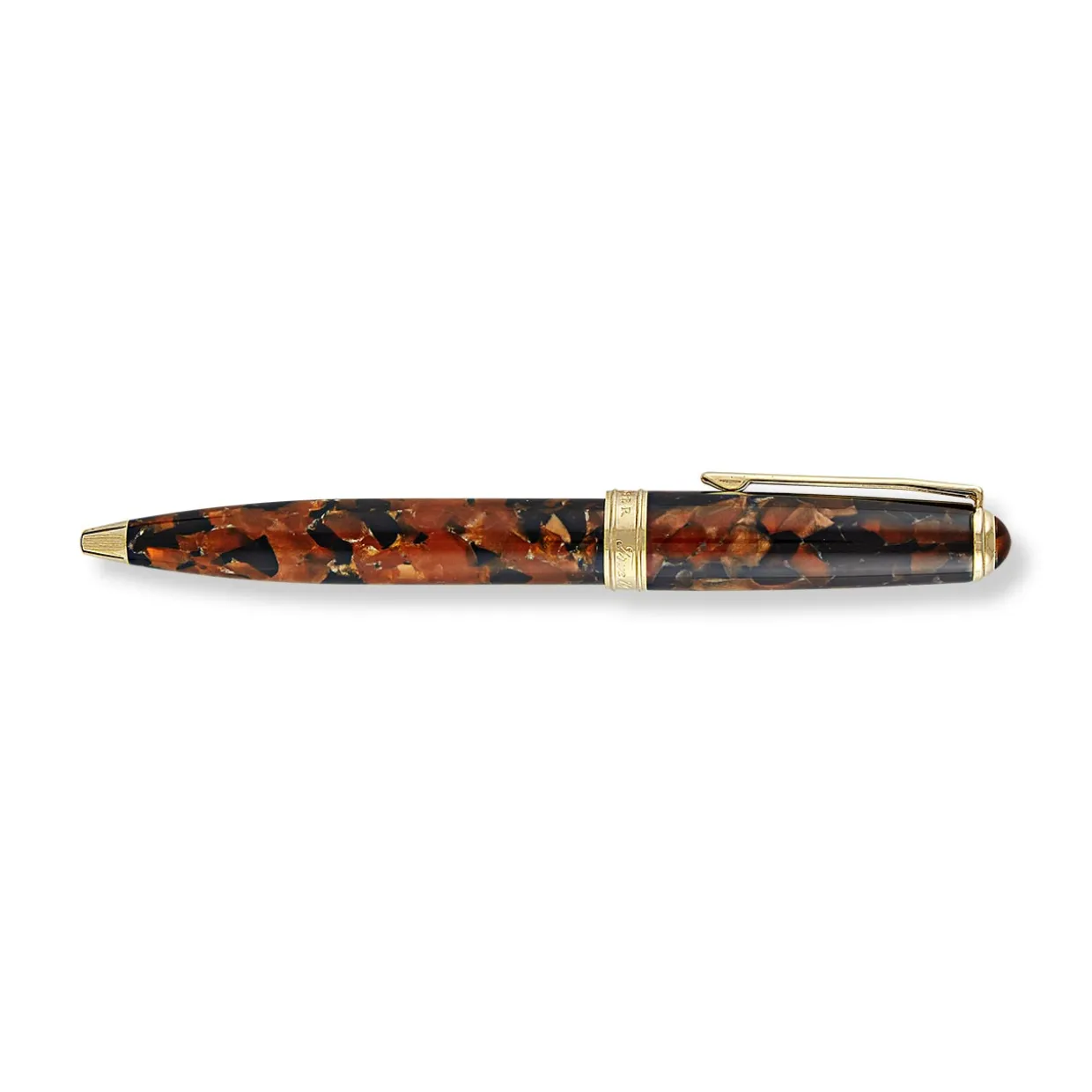 True Writer Classic Golden Dark Tortoise Pen