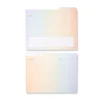 Vibrant Color Gradient Project File Folders (set of 6)