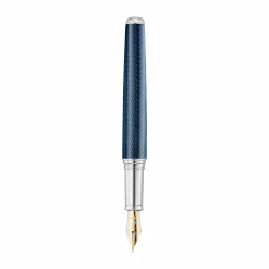 Waldmann Blue Grandeur 18 CT Gold Nib Fountain Pen