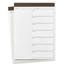Weekly Scheduler Freeleaf Pad (Set of 2)